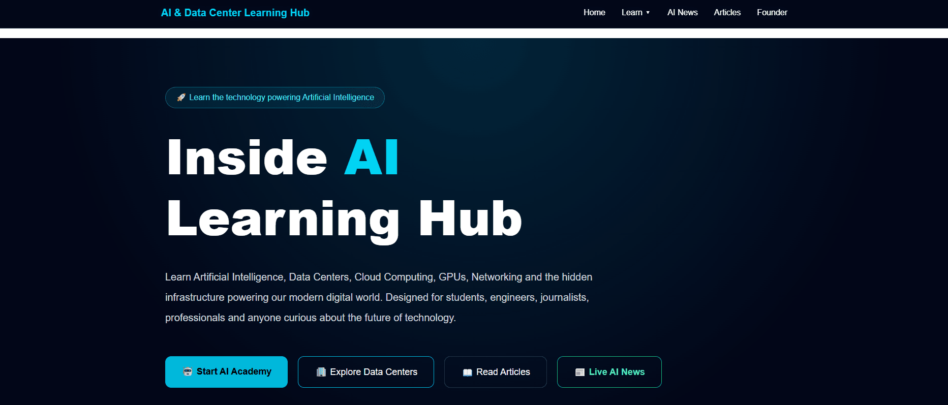 AI Data Center Learning Hub